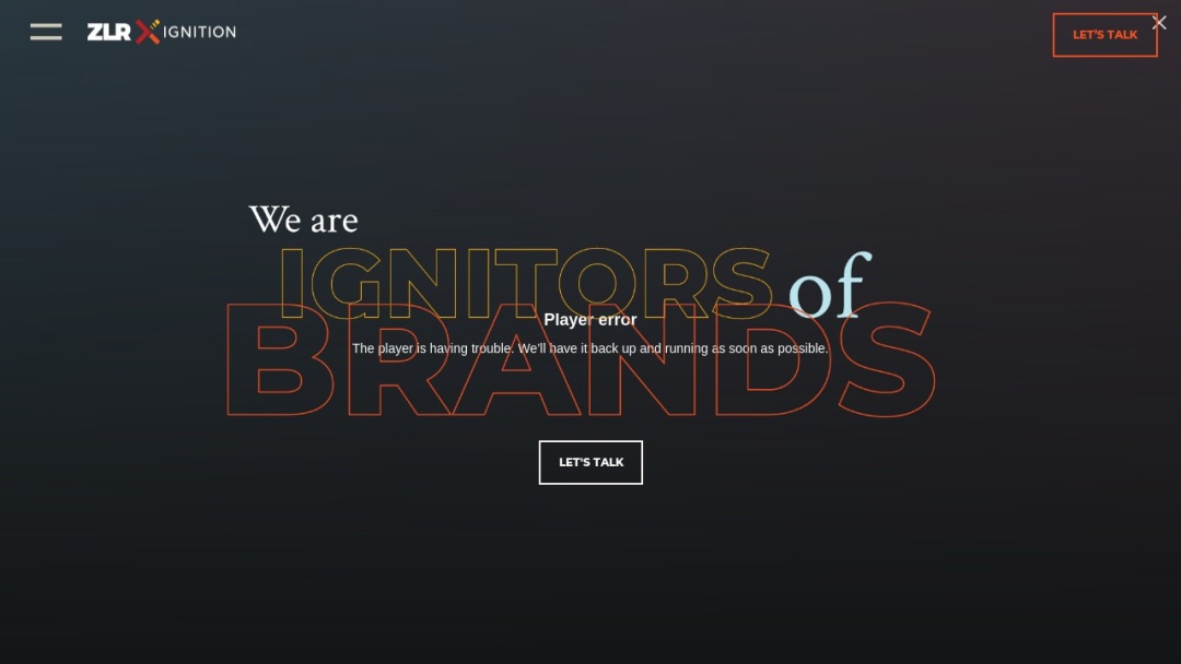 Screenshot of ZLR Ignition's Website