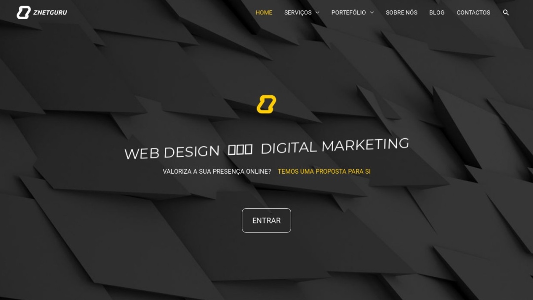 Screenshot of ZnetGuru's Website